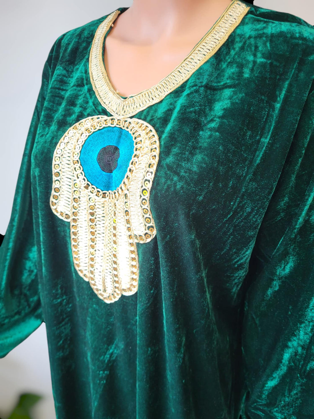 Samt Kleid 3
