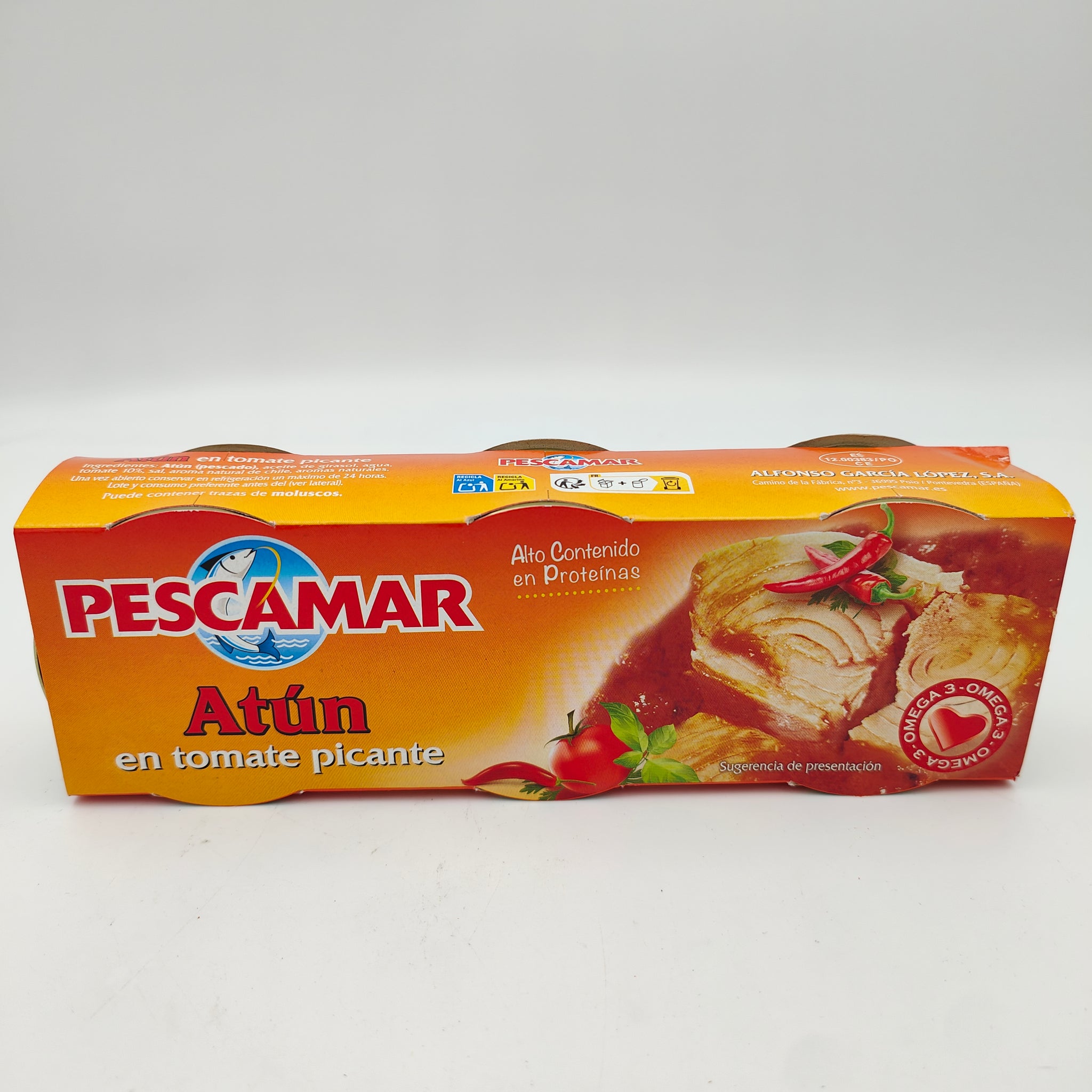 Pescamar Thunfisch in Tomatensouce Scharf  3x80g