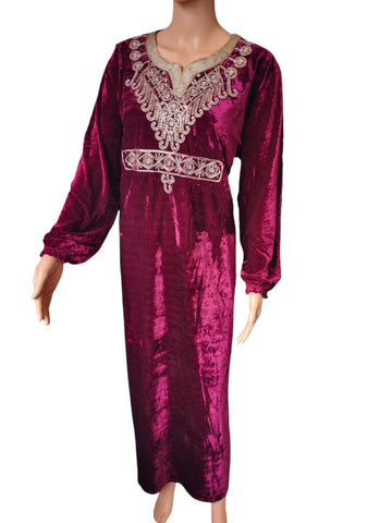 Samt Kleid 2