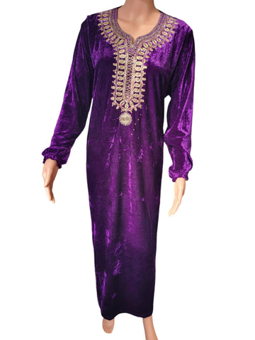 Samt Kleid 4