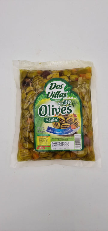 Gegrillte cocktail Oliven grün aus Algerien 400g