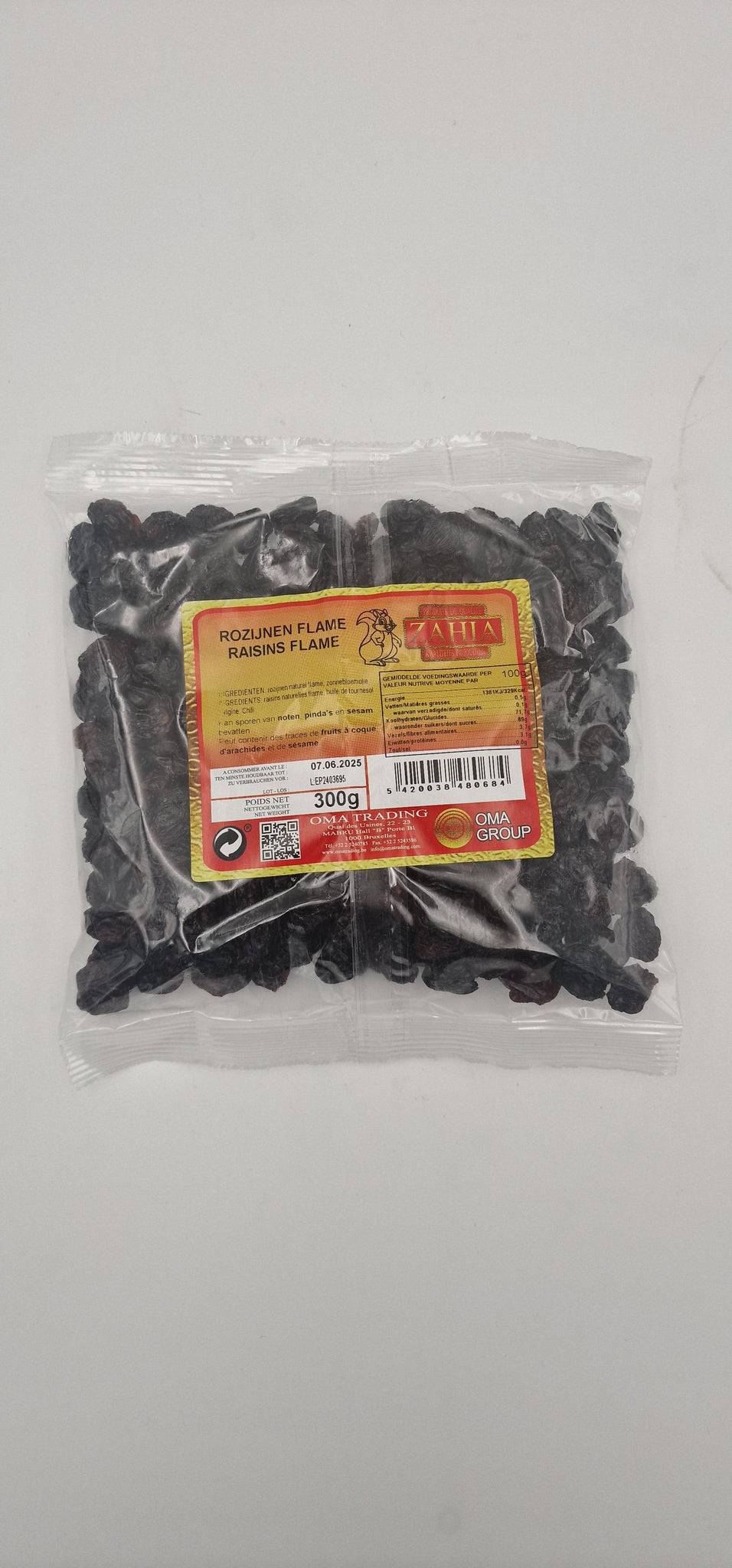 Black raisins 300g