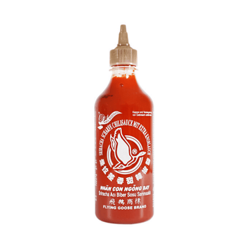 Flying Goose Brand Sriracha Scharfe Chilisauce mit extra Knoblauch 455ml