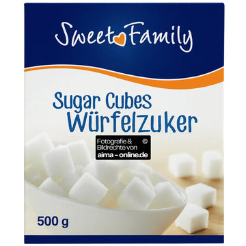 Nordzucker Sweet Family - Sugar Cubes Würfelzuker 500g