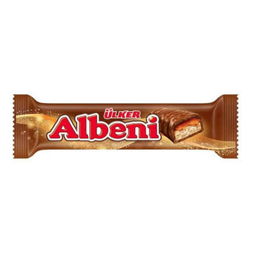 Ülker Albeni - Mit Milchschokolade überzogener Riegel mit Karamell und Keks 40g