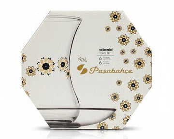 Luxus-Teeservice aus Glas von Paşabahçe